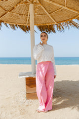 Wrap Linen Pants