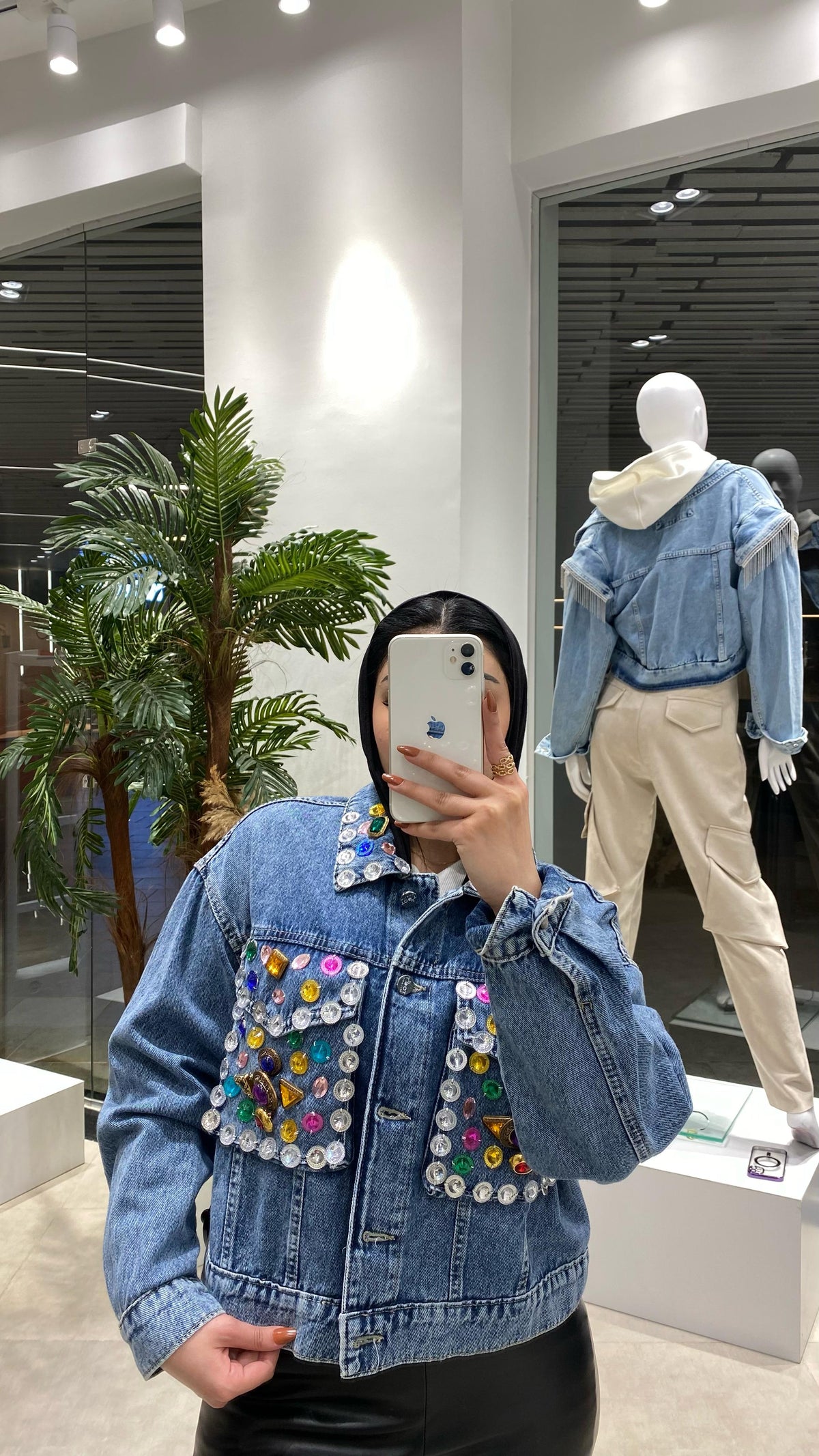 Diamonds Denim Jacket