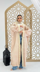 Cream Velvet Kaftan