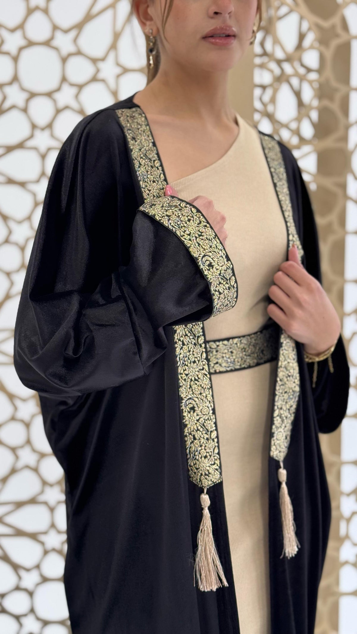 Golden Velvet Kaftan